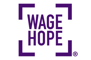wage hope logo with purple border